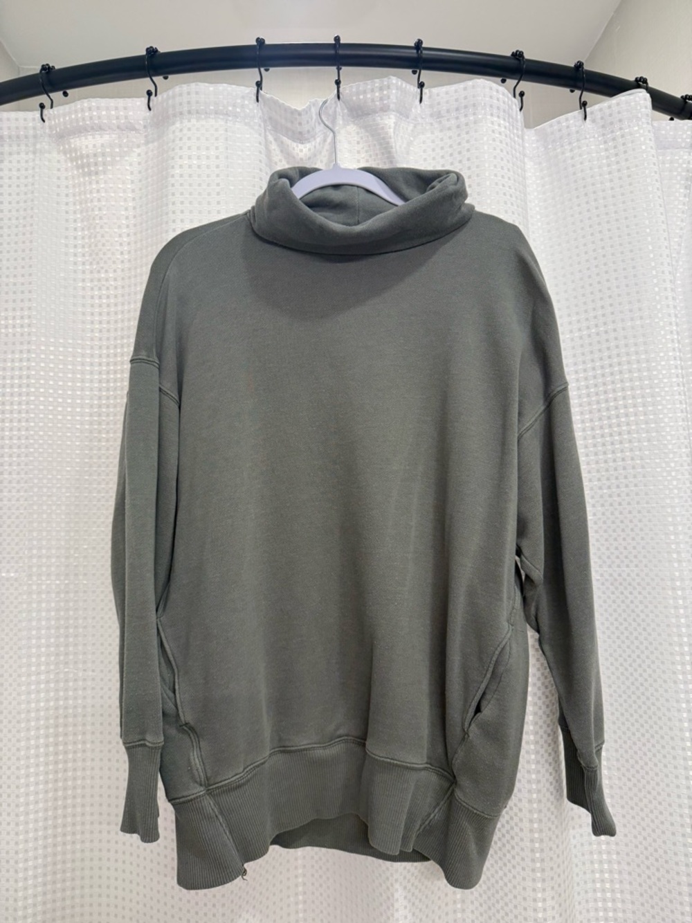 aerie Olive Turtleneck Sweater